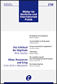 Bl�tter f�r deutsche und internationale Politik