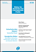 Bl�tter f�r deutsche und internationale Politik