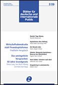 Bl�tter f�r deutsche und internationale Politik