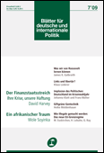 Bl�tter f�r deutsche und internationale Politik