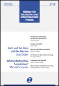 Bl�tter f�r deutsche und internationale Politik