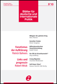 Bl�tter f�r deutsche und internationale Politik