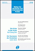 Bl�tter f�r deutsche und internationale Politik