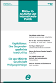 Bl�tter f�r deutsche und internationale Politik
