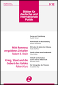 Bl�tter f�r deutsche und internationale Politik