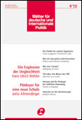 Bl�tter f�r deutsche und internationale Politik