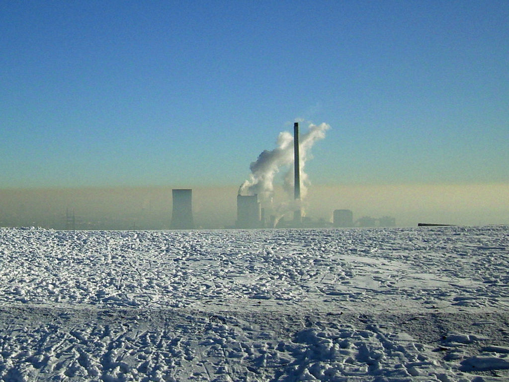 Halde Hoheward im Winter