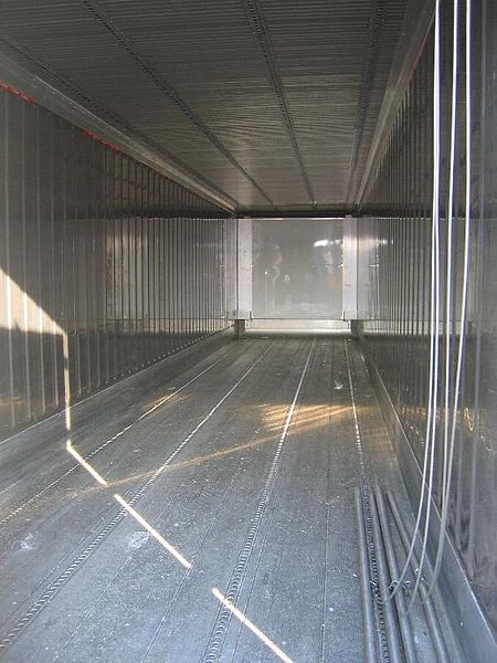 Inside of container