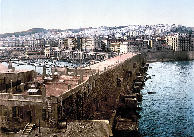Algiers harbour, 1899.