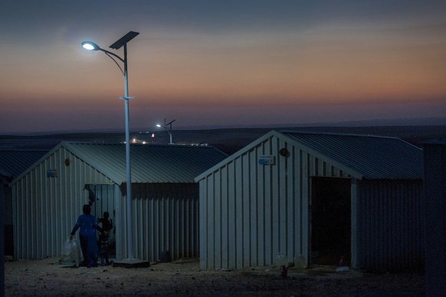 Refugee camp in Jordan.