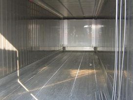 Inside of container