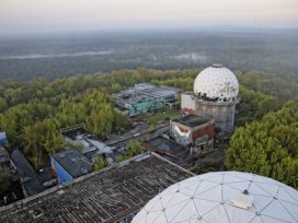 NSA radomes on Teufelsberg, Germany