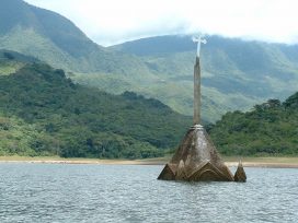 Flooded church in Venezuela