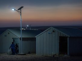 Refugee camp in Jordan.