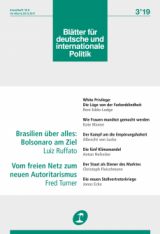 Cover of Blätter für deutsche und internationale Politik