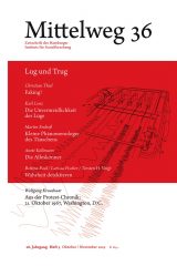 Cover of Mittelweg 36