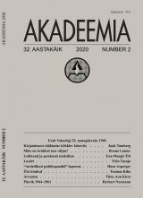 Cover of Akadeemia
