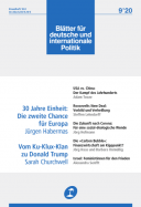 Cover of Blätter für deutsche und internationale Politik