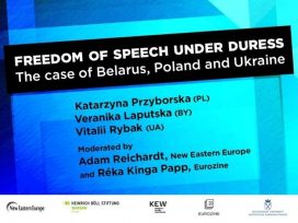 Cover for: Freedom of speech under duress in Belarus, Poland and Ukraine