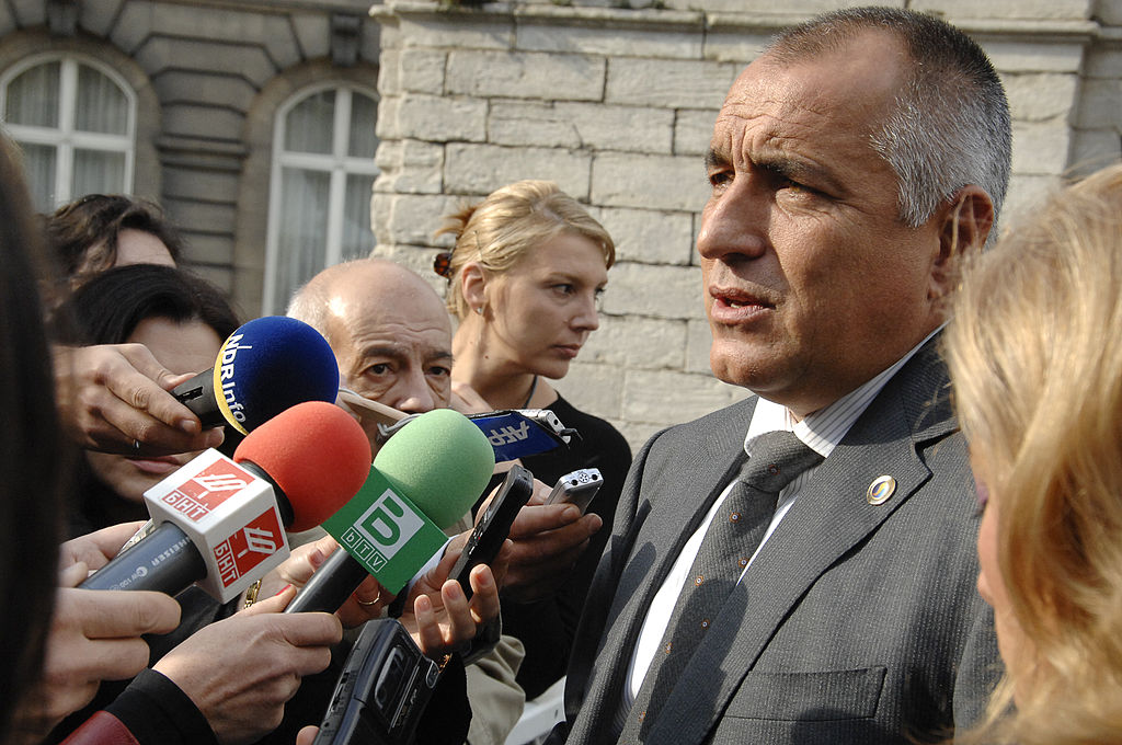 Boyko Borissov at an EPP summit in 2009