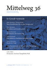Cover of Mittelweg 36