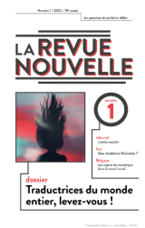 Cover of La Revue nouvelle