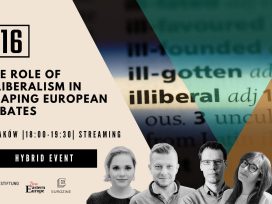 Cover for: Hybrid event: The role of illiberalism in shaping European debates