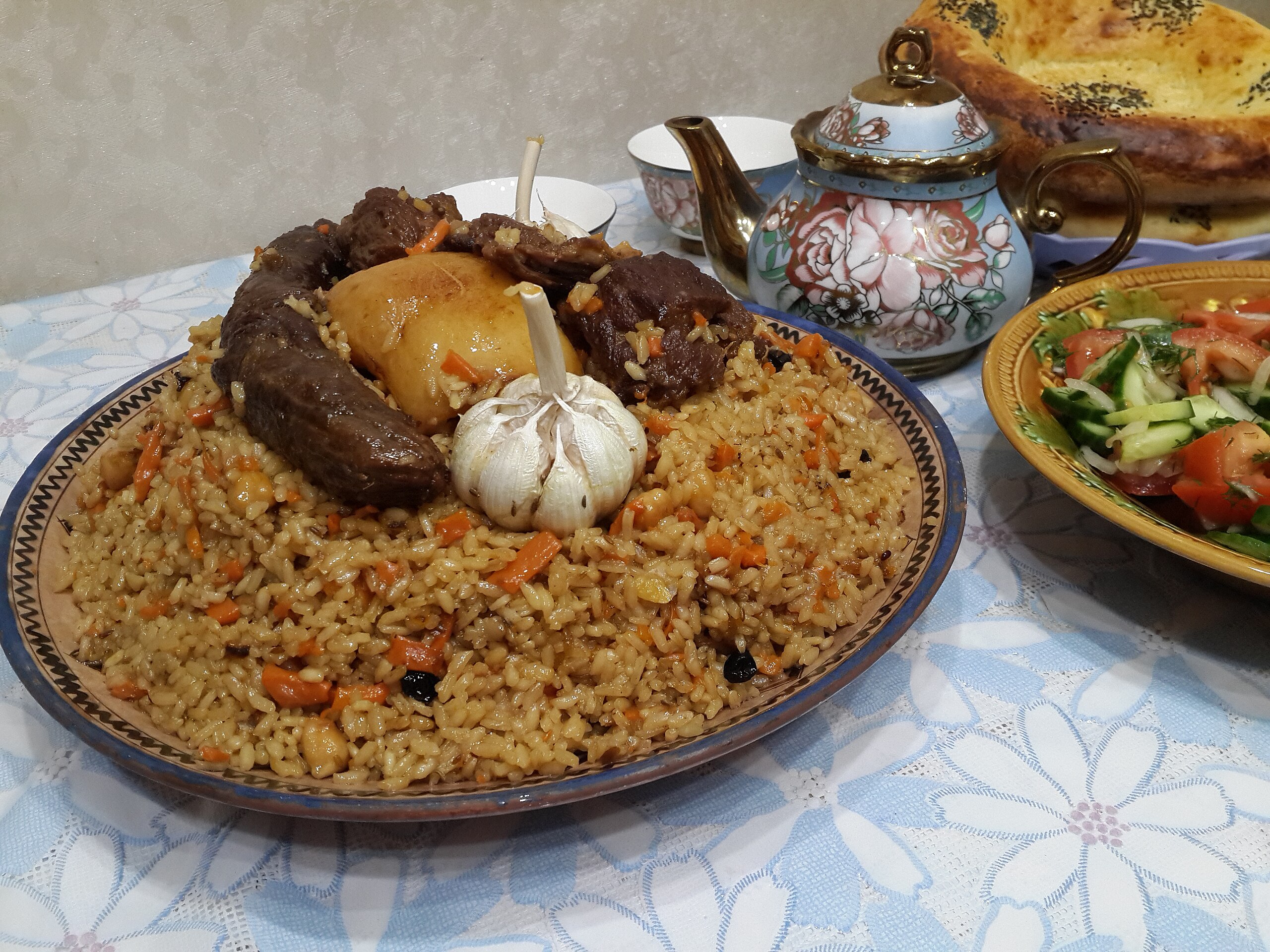 Of our daily plov