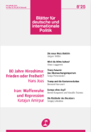 Cover of Blätter für deutsche und internationale Politik