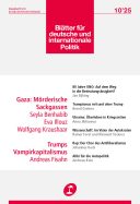 Cover of Blätter für deutsche und internationale Politik