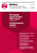 Cover of Blätter für deutsche und internationale Politik