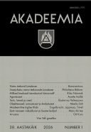 Cover of Akadeemia