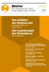 Cover of Blätter für deutsche und internationale Politik